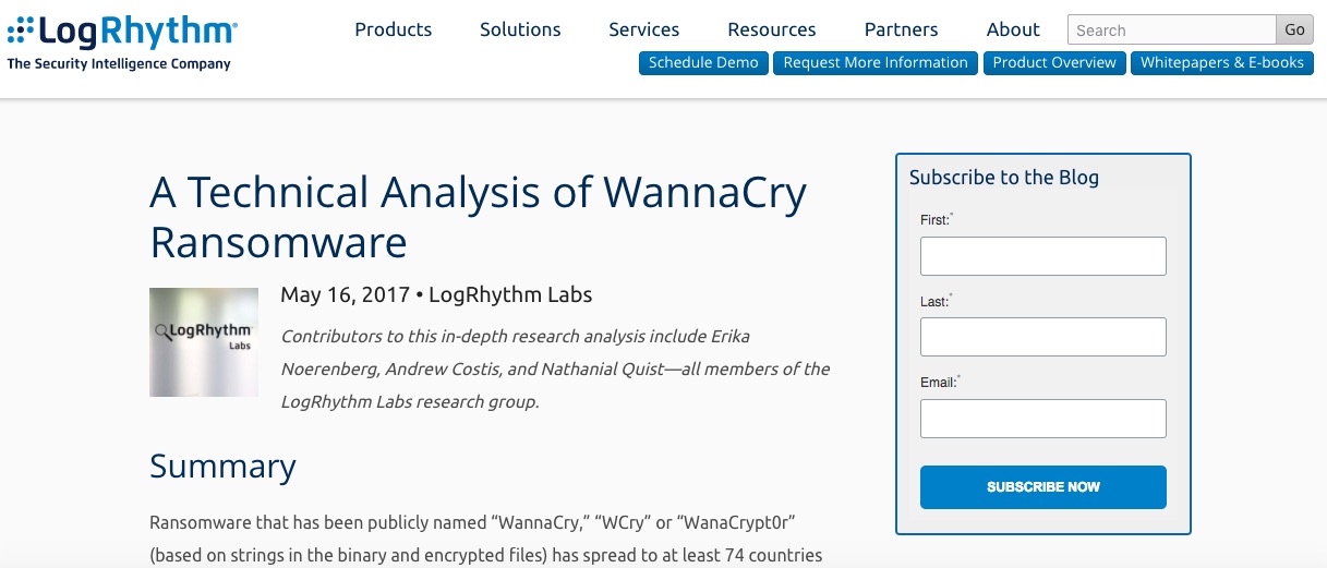 WannaCry Partner Coverage Roundup - Gigamon Blog