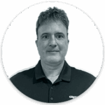 Black and white photo of Ron Hyde.